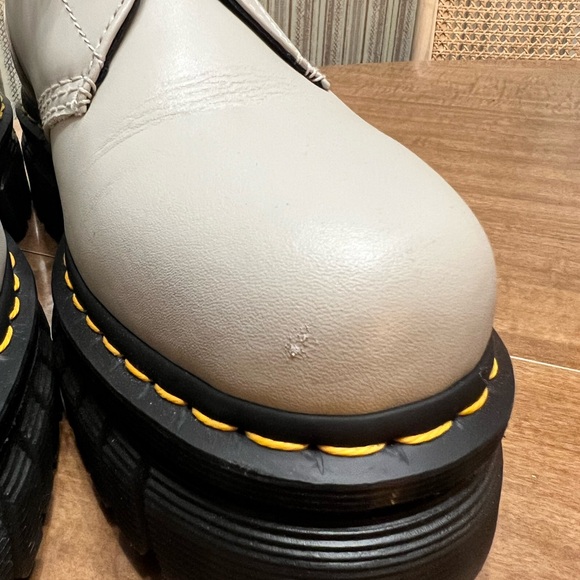 Doc Marten platform oxfords cream light grey - Picture 4 of 10